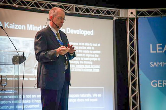 Art Smalley presenting A Kaizen Mind Must Be Developed
